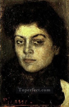 パブロ・ピカソ Painting - ローラ・ルイス・ピカソの肖像 1901年 パブロ・ピカソ